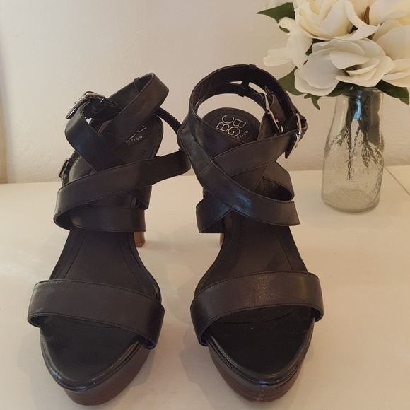 BCBG Generation Leather Stiletto Sandal - Picture 3 of 7